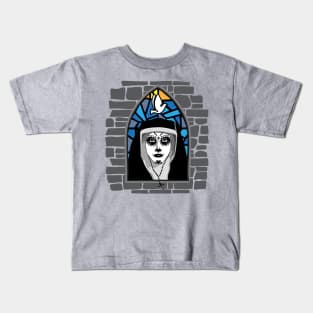 Sugar Skull Nun Kids T-Shirt